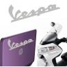 Vespa texto, pegatina de vinilo