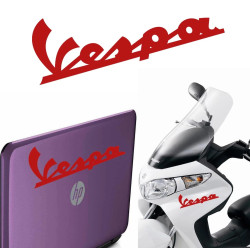 Vespa texto, pegatina de vinilo