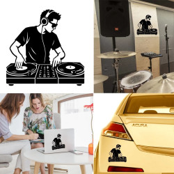Disc Jockey version 3, pegatina de vinilo