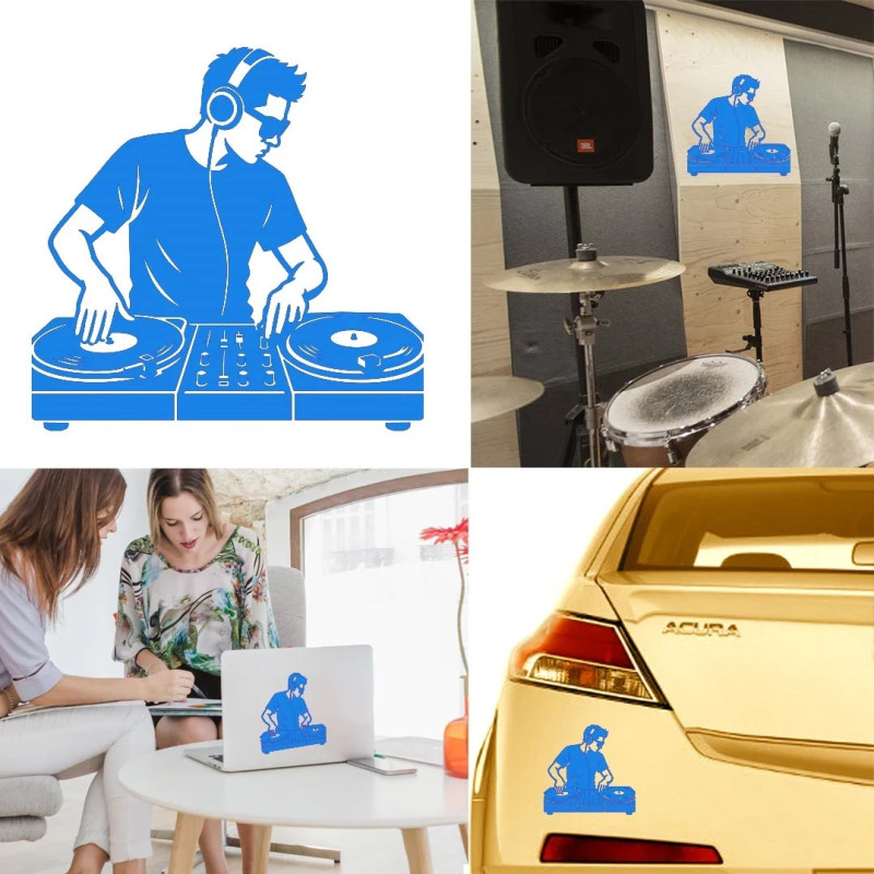 Disc Jockey version 3, pegatina de vinilo
