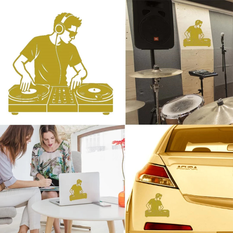 Disc Jockey version 3, pegatina de vinilo