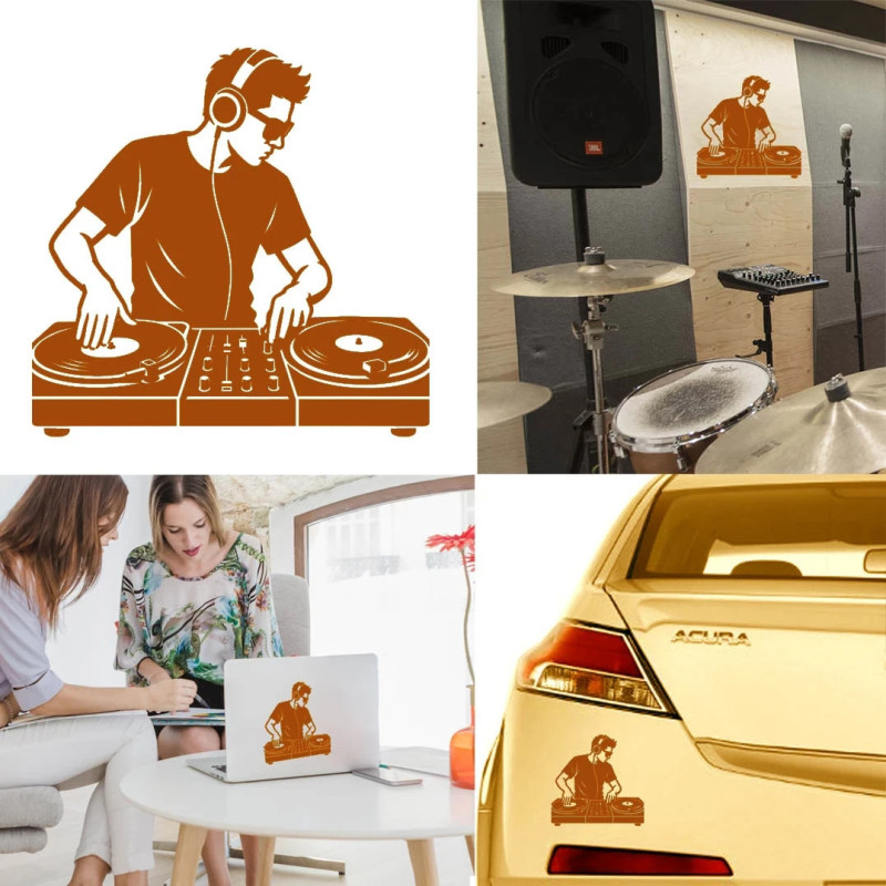 Disc Jockey version 3, pegatina de vinilo