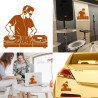 Disc Jockey version 3, pegatina de vinilo