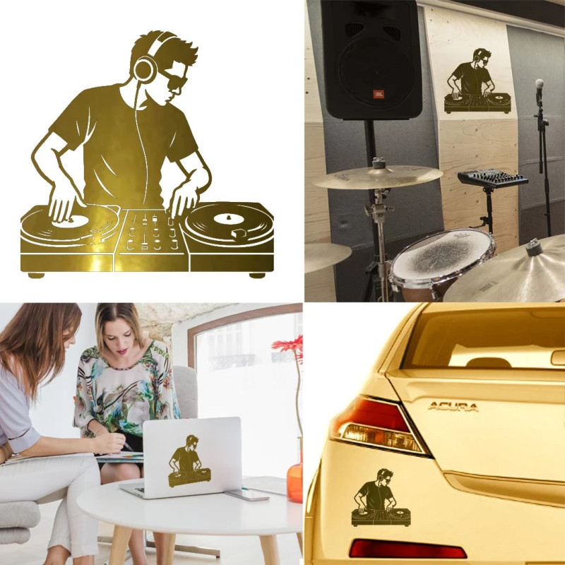 Disc Jockey version 3, pegatina de vinilo