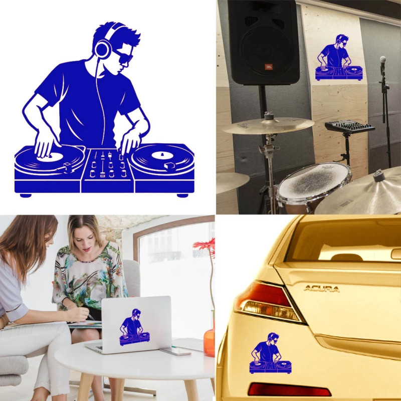 Disc Jockey version 3, pegatina de vinilo