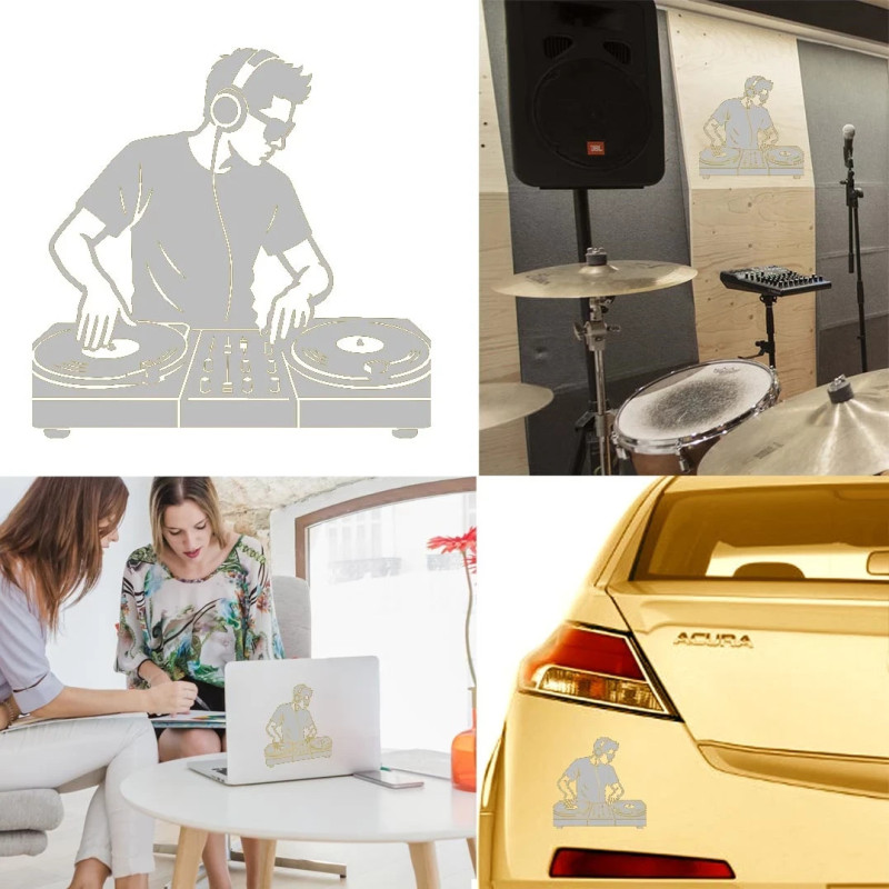 Disc Jockey version 3, pegatina de vinilo
