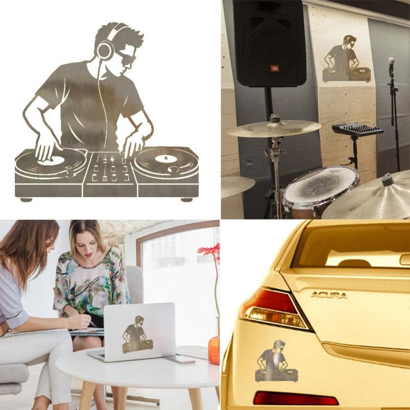 Disc Jockey version 3, pegatina de vinilo