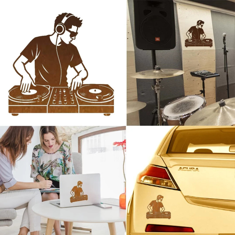Disc Jockey version 3, pegatina de vinilo