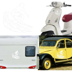 Surf version 2, pegatina de vinilo