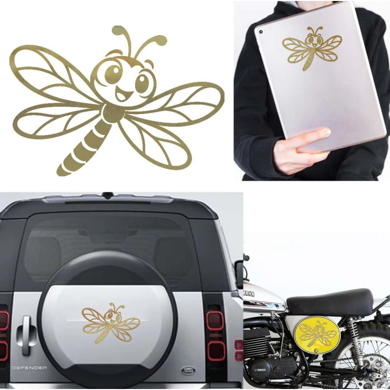 Libélula, Pegatina de vinilo