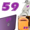 Numero 59 versión eras, pegatina de vinilo