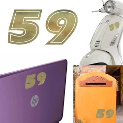 Numero 59 versión eras, pegatina de vinilo