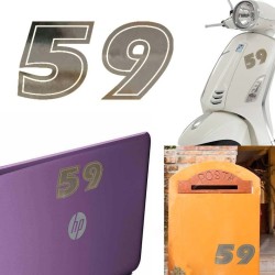 Numero 59 versión eras, pegatina de vinilo