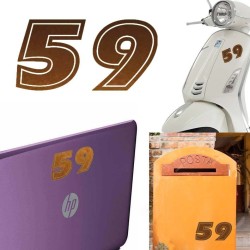 Numero 59 versión eras, pegatina de vinilo