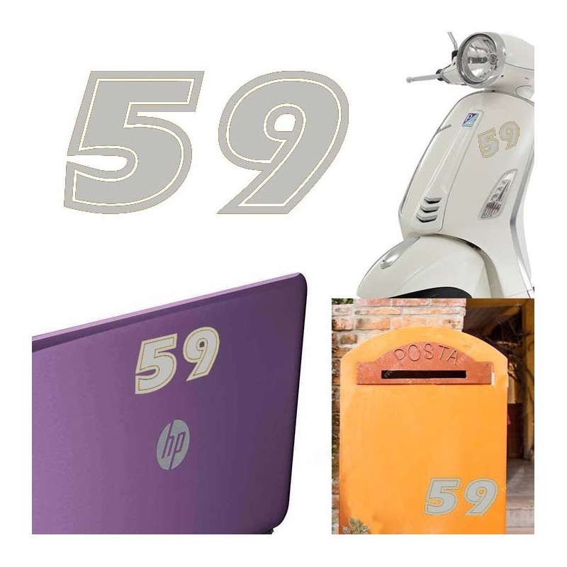 Numero 59 versión eras, pegatina de vinilo