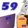 Numero 59 versión eras, pegatina de vinilo
