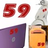 Numero 59 versión eras, pegatina de vinilo