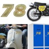 Numero 78 versión eras, pegatina de vinilo