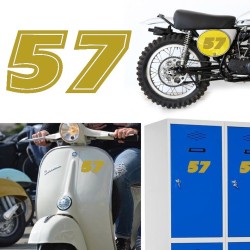 Numero 57 versión eras, pegatina de vinilo