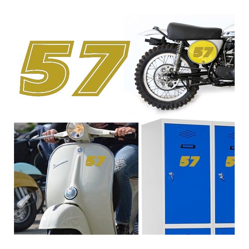 Numero 57 versión eras, pegatina de vinilo