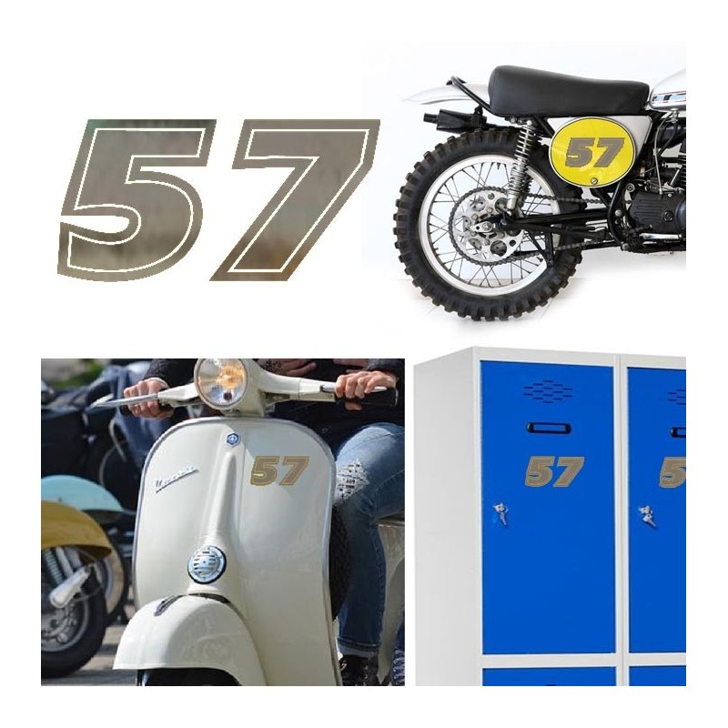 Numero 57 versión eras, pegatina de vinilo