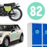 Numero 82 versión via, pegatina de vinilo