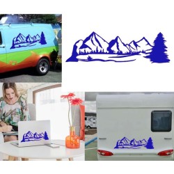 Montañas versión 3, pegatina de vinilo