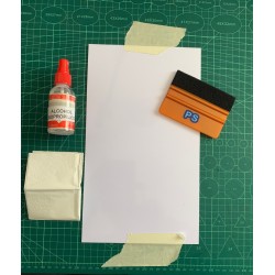 Rasqueta para instalación de pegatinas