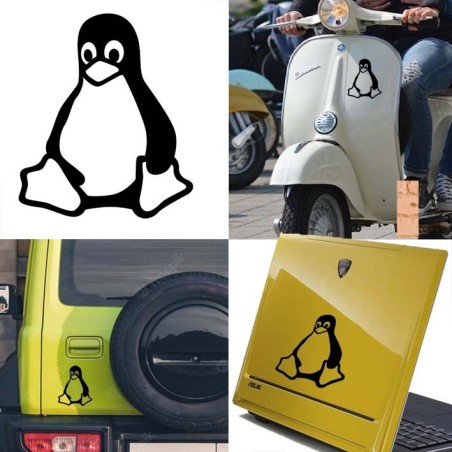 Linux, pegatina de vinilo