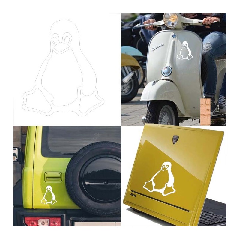 Linux, pegatina de vinilo