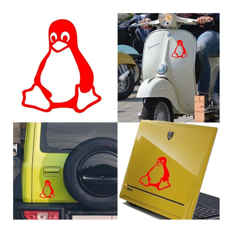 Linux, pegatina de vinilo