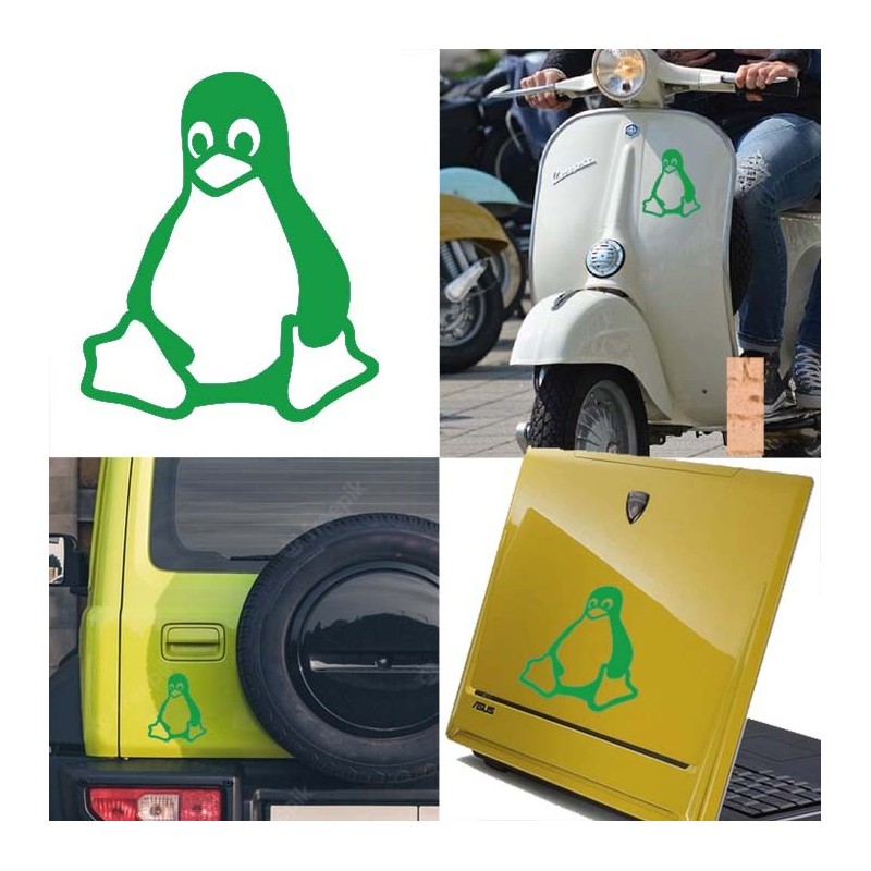 Linux, pegatina de vinilo