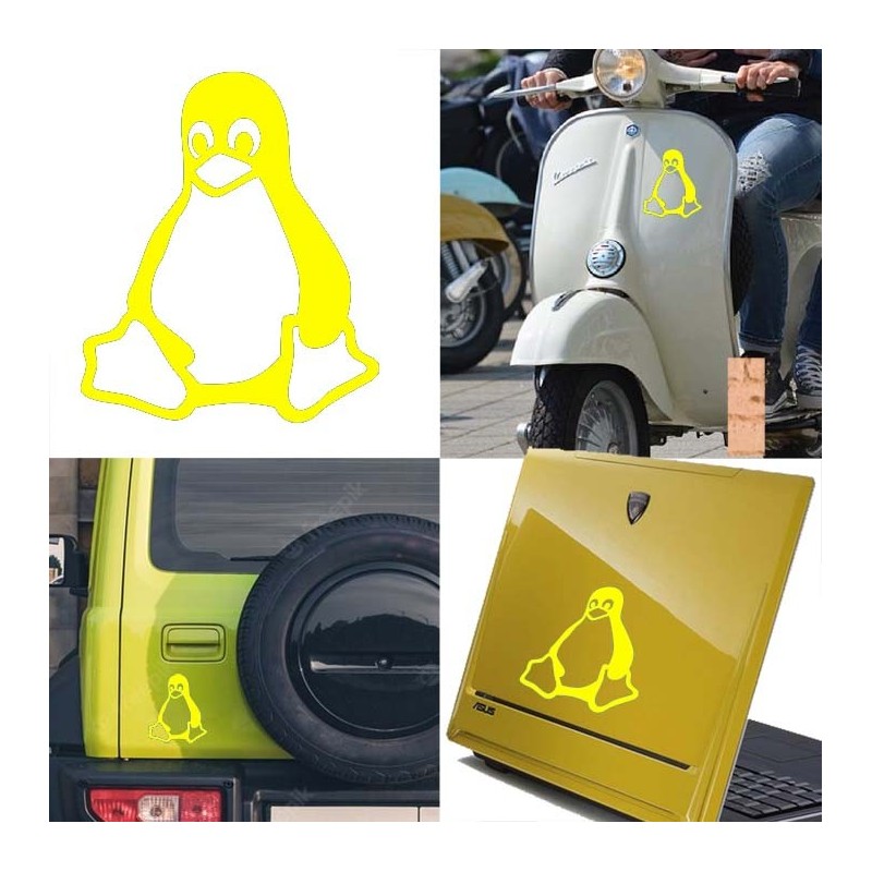 Linux, pegatina de vinilo