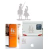 Don Quijote y Sancho, pegatina de vinilo versión saludo izquierda