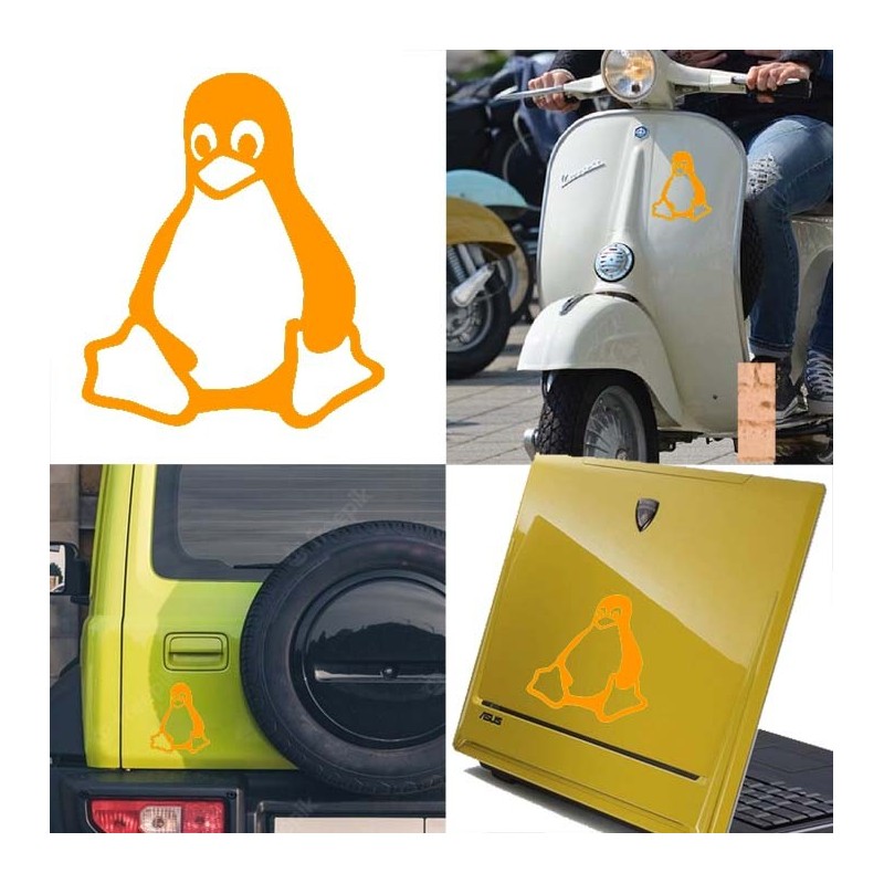 Linux, pegatina de vinilo