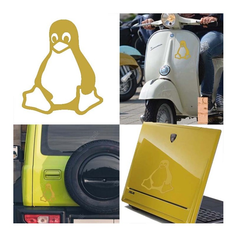 Linux, pegatina de vinilo