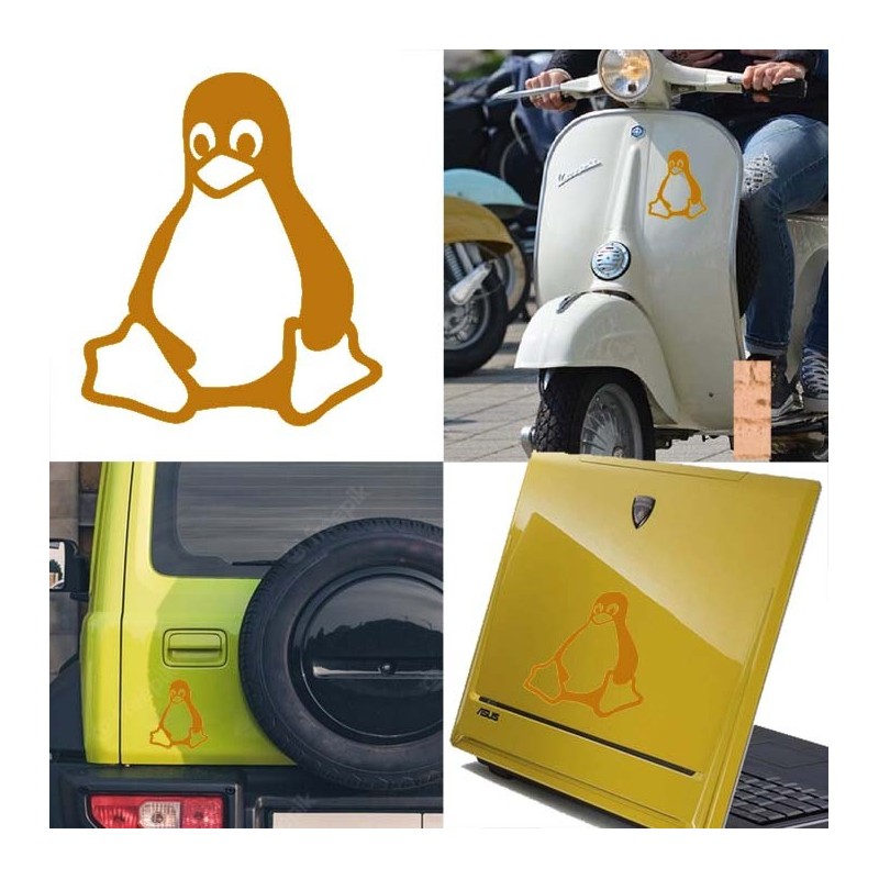 Linux, pegatina de vinilo
