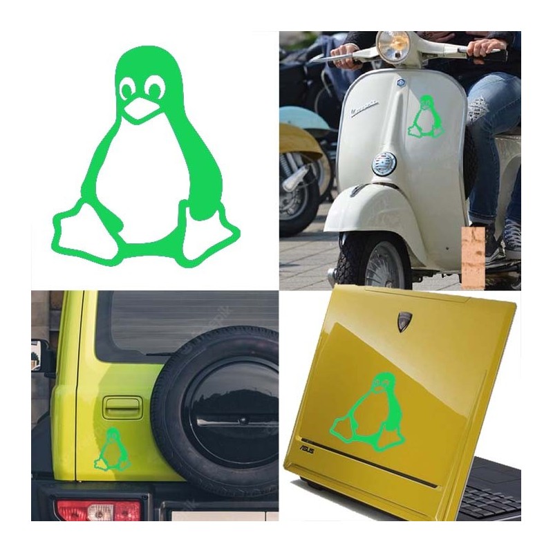 Linux, pegatina de vinilo