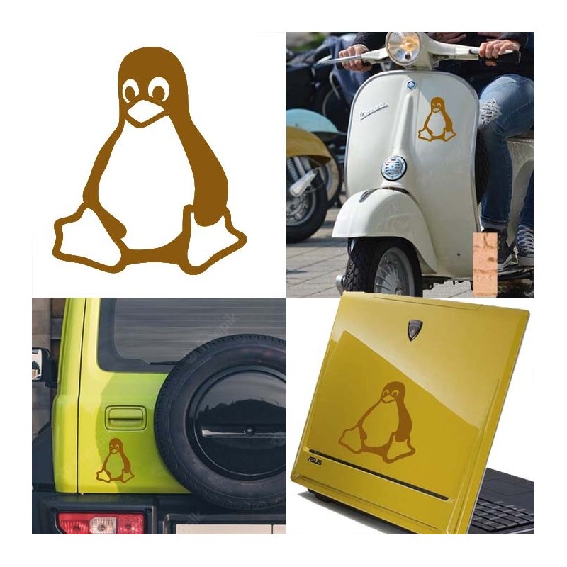 Linux, pegatina de vinilo