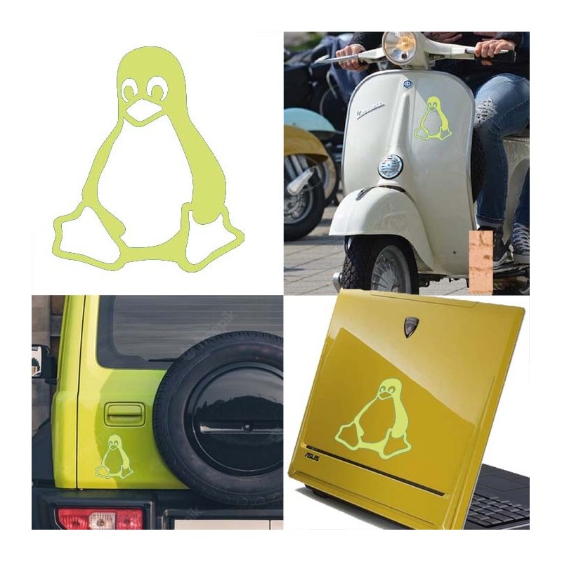 Linux, pegatina de vinilo