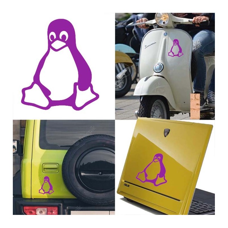 Linux, pegatina de vinilo