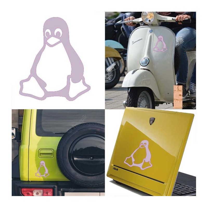 Linux, pegatina de vinilo