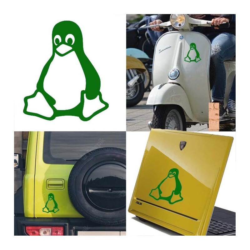 Linux, pegatina de vinilo