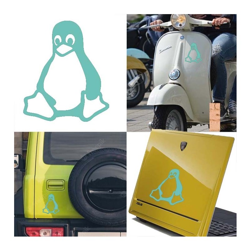 Linux, pegatina de vinilo