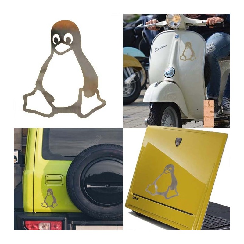 Linux, pegatina de vinilo