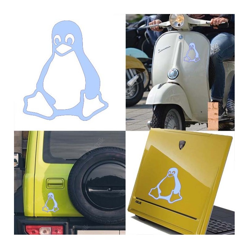 Linux, pegatina de vinilo