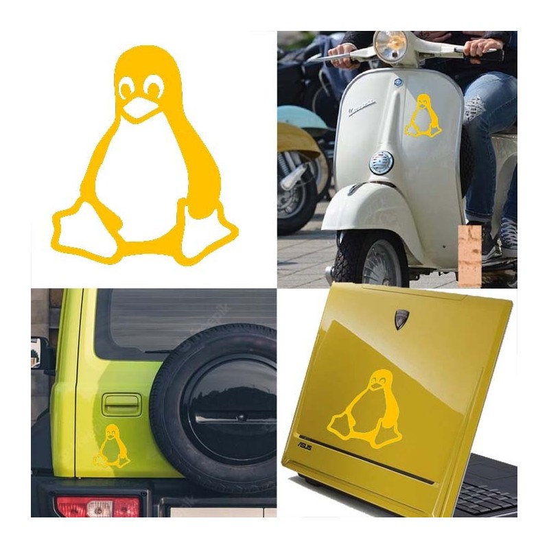 Linux, pegatina de vinilo