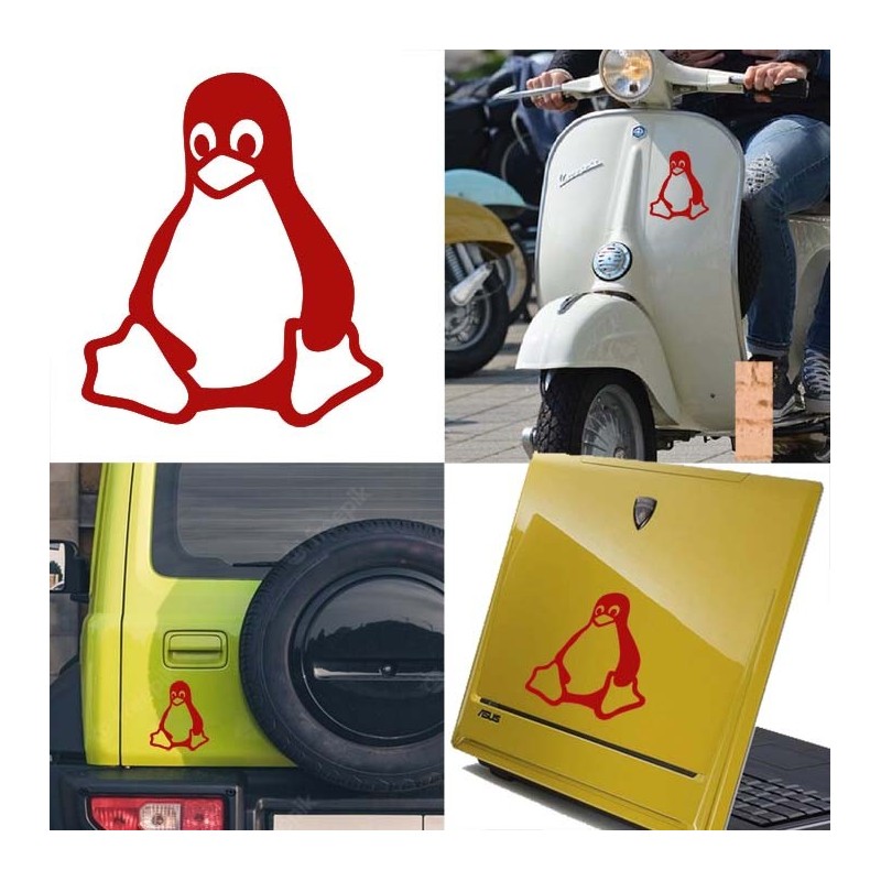 Linux, pegatina de vinilo