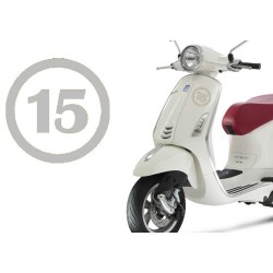 numero 15 versión v1, pegatina de vinilo