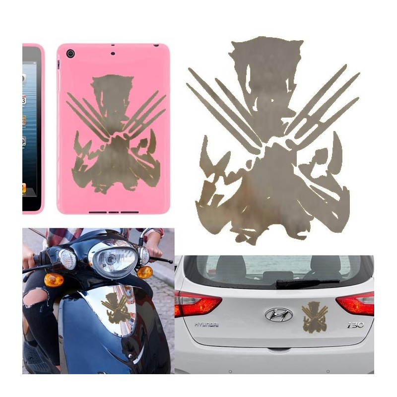 Lobezno, pegatina de vinilo